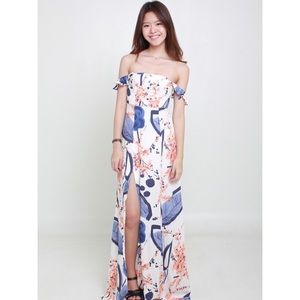Amber Flutter Drop Sleeve Maxi